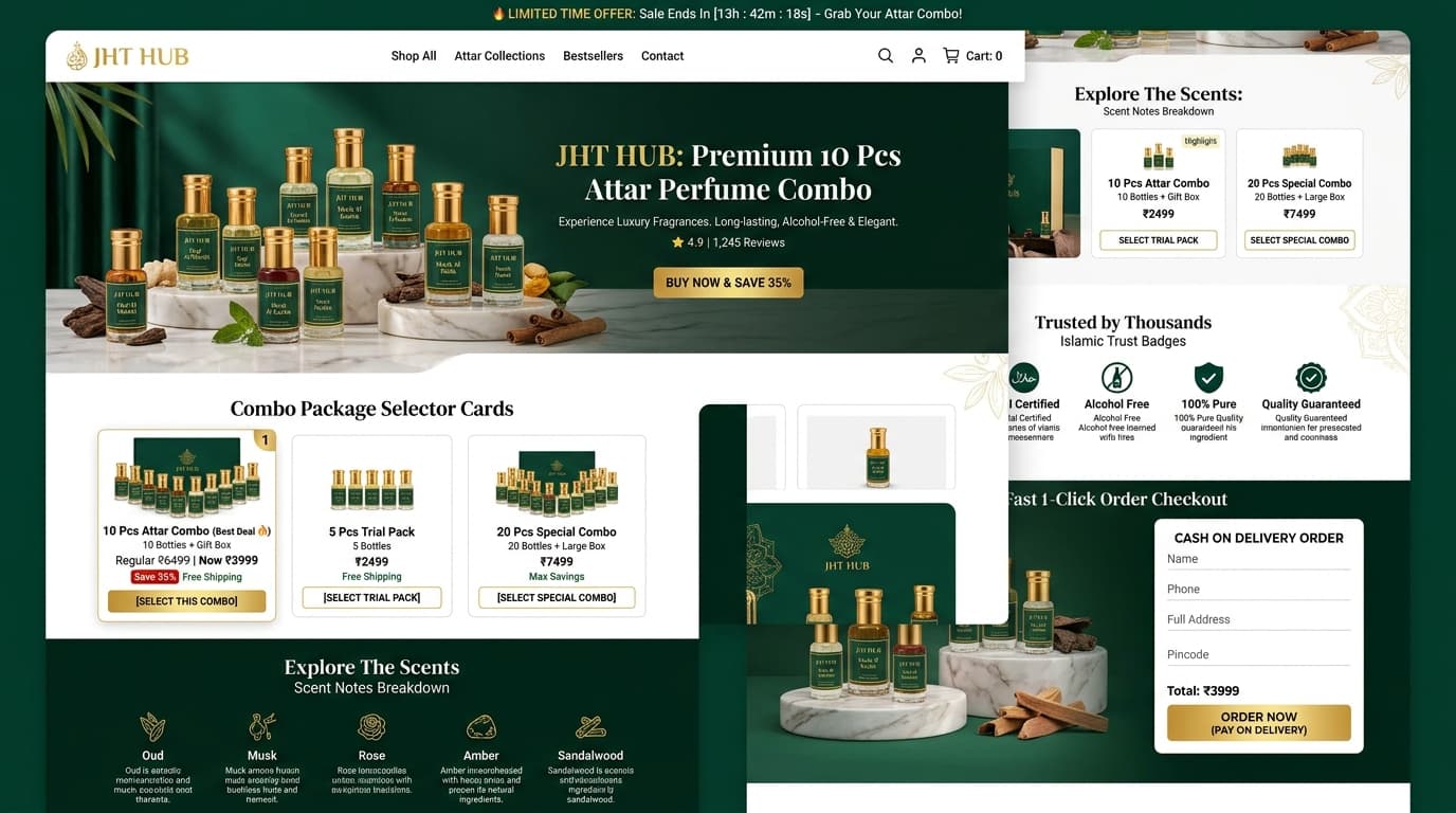 Aura Botanica Fragrances live storefront preview